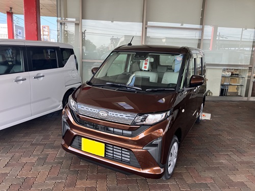 新型ムーヴXの試乗車